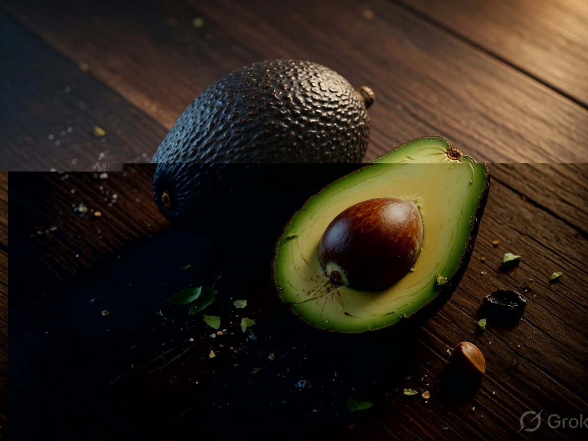 Fresh avocado used as a guide to exotic vegetables in Indore