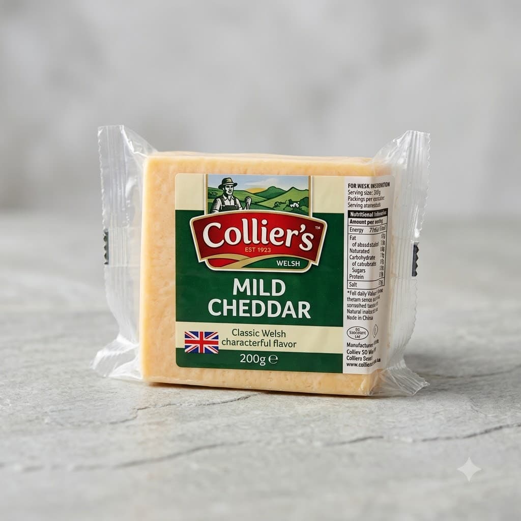 Collier's Mild Cheddar Cheese 200g