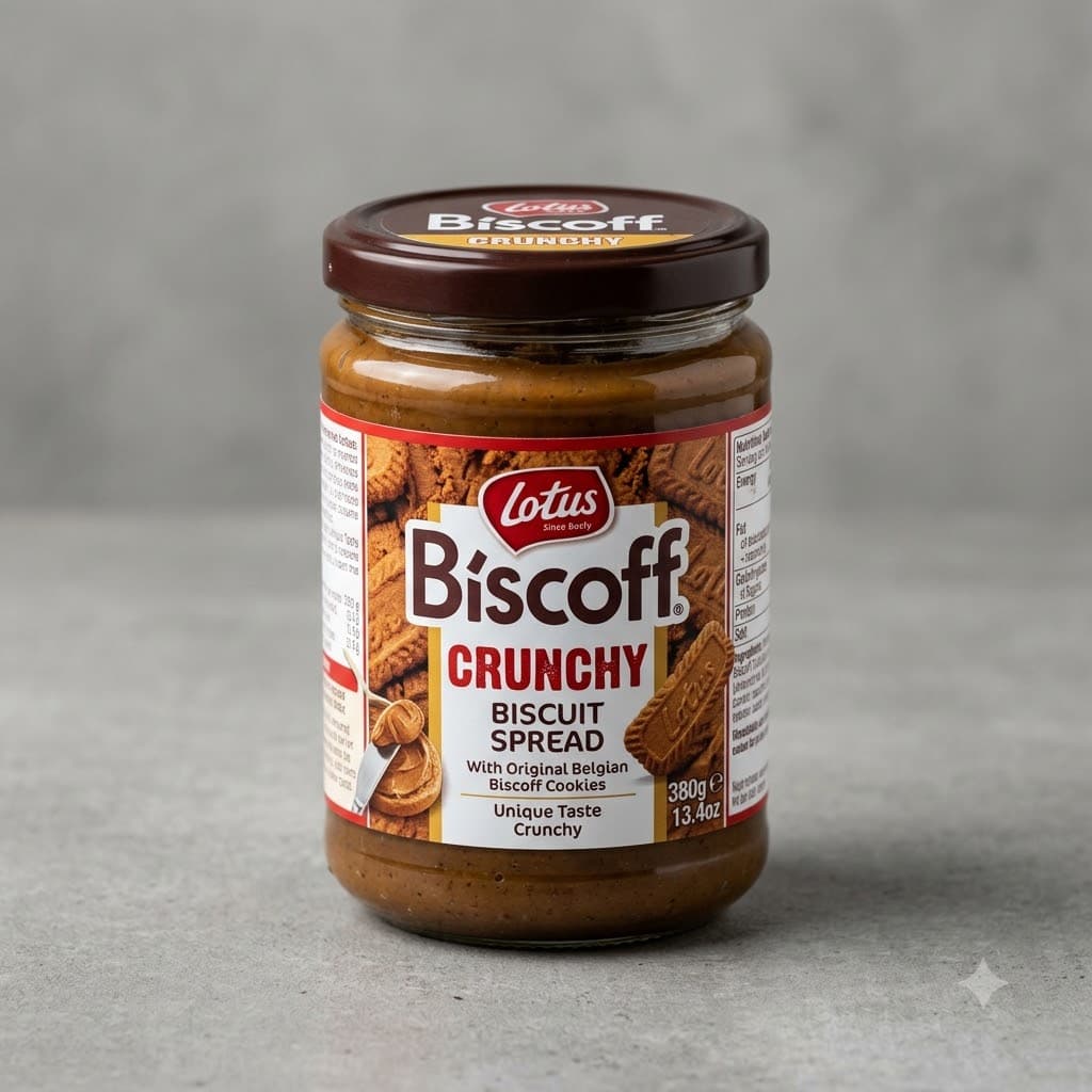 Lotus Biscoff Crunchy Biscuit Spread (1 jar)