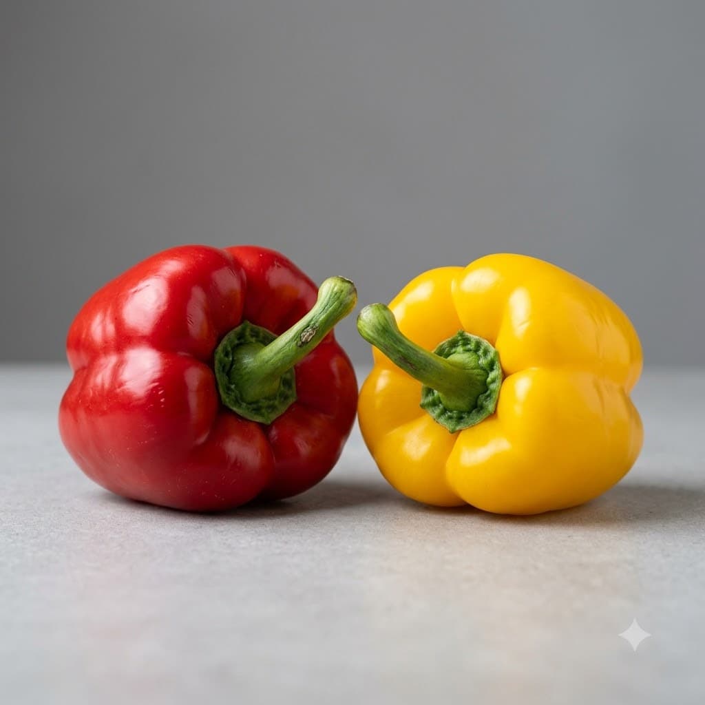 Red yellow capsicum Pair (1 pair)