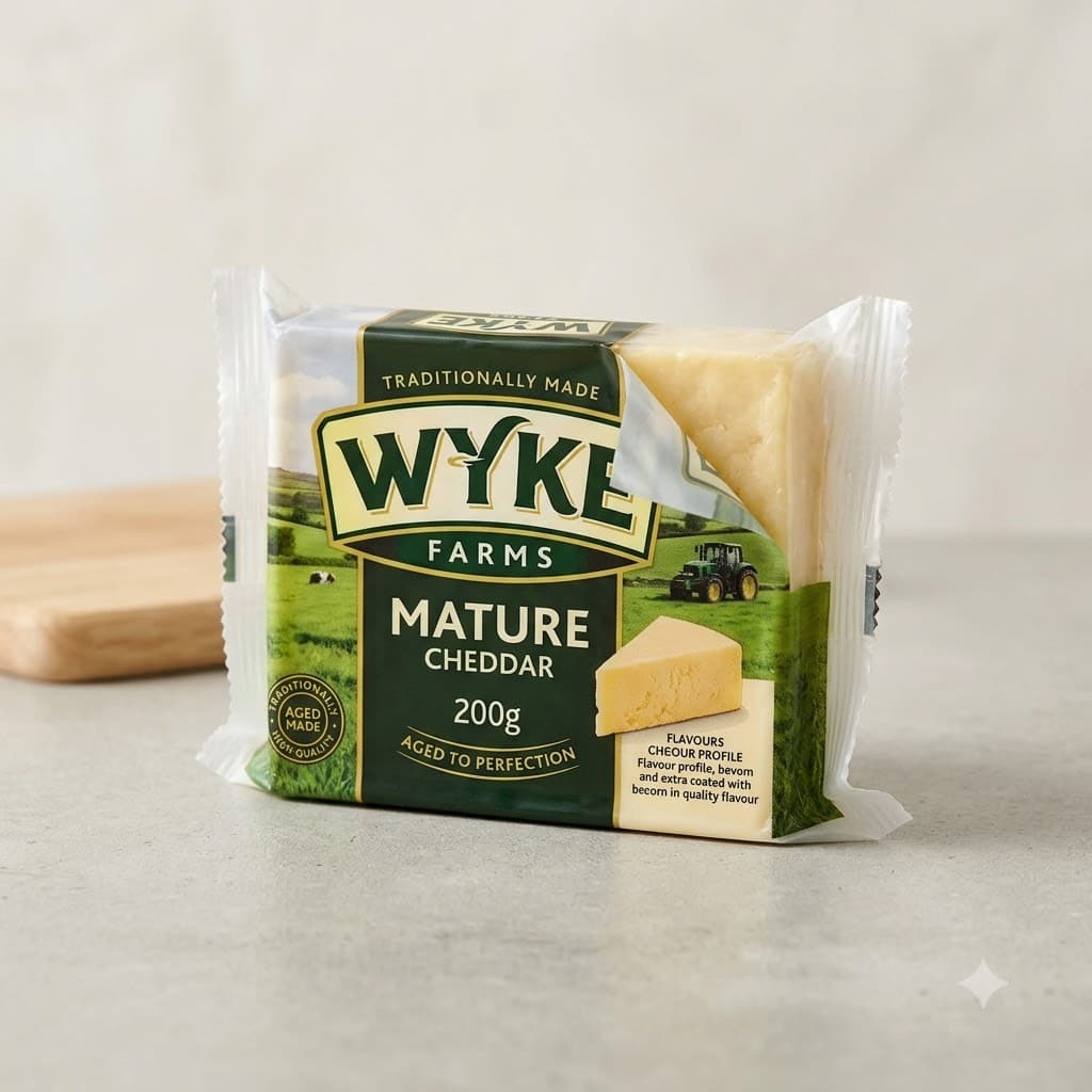 Wyke Mature Cheddar Cheese 200g